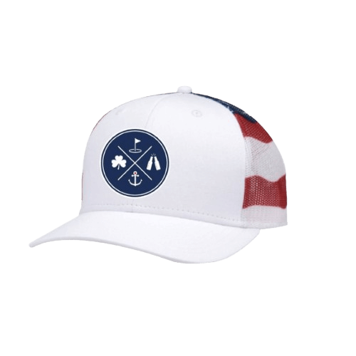 Mike Reilly Classic Red, White, and Blue Mesh Cap